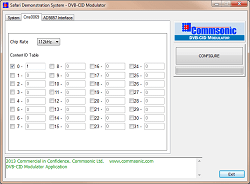 DVB-CID modulator safari plug-in (click to enlarge)
