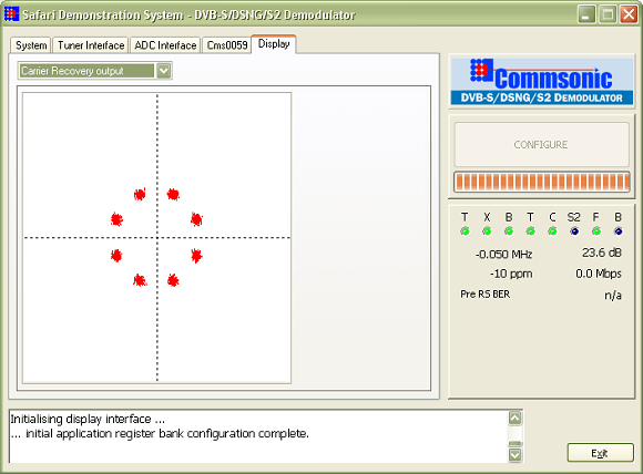 DVB-S demodulator / DSNG demodulator evaluation